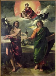 The Apparition of the Virgin to the Saints John the Baptist and John the Evangelist, 1520-30